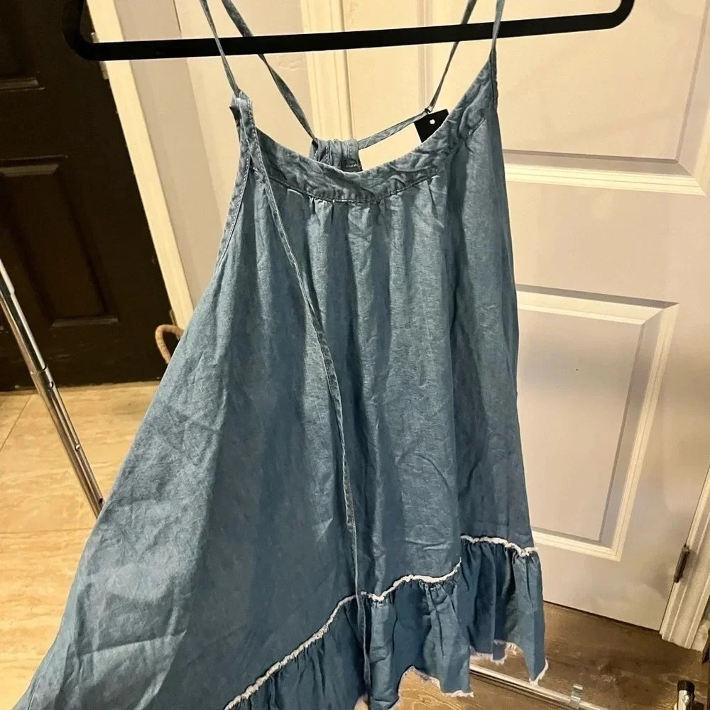~Romeo & Juliet~ Chambray Summer Dress - Size L